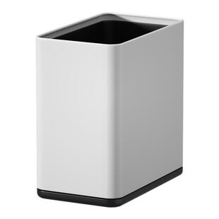 卫生间垃圾桶家用客厅厨房酒店客房夹缝窄黑色方形双层无盖卫生桶