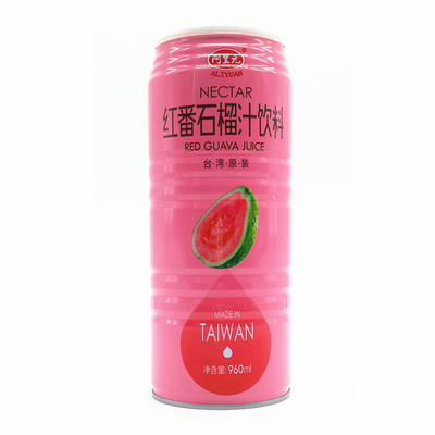 2瓶台湾进口阿里元芭乐汁960ml