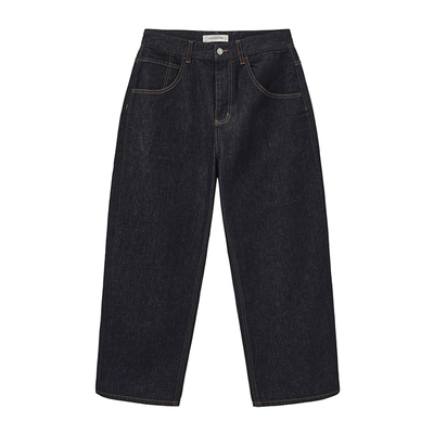 JARVISTORM深蓝复古宽松牛仔裤