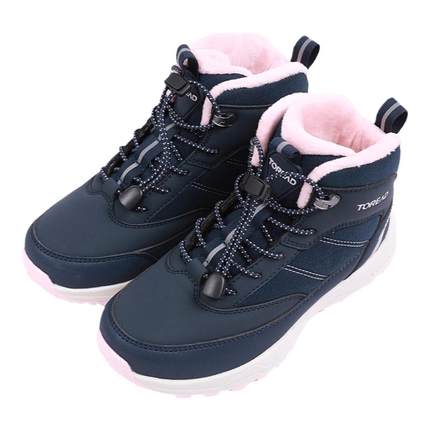 探路者儿童徒步鞋 2025年新款冬季男女童运动鞋加绒保暖防滑童鞋