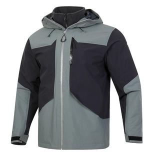 安德玛冲锋上衣三合一男子秋冬户外运动服遮风挡雨登山服保暖外套