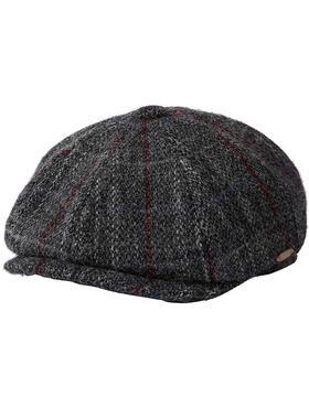 mrduck英国HarrisTweed报童帽男