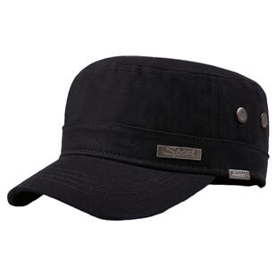 DENSSYNE精梳棉平顶帽男春秋士大头围大码四季中老年人长辈帽帽子