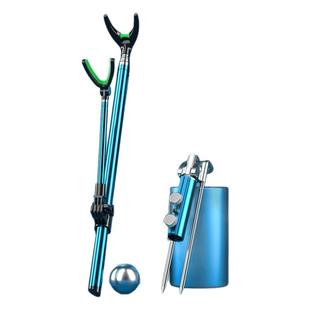 不锈钢炮台支架鱼竿支架钓鱼架杆架竿地插架杆竿架手竿鱼杆支撑架