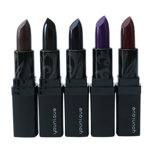 黑色口红紫色化妆COS妆暗黑系唇膏宁静同款万圣节深色特效妆唇泥