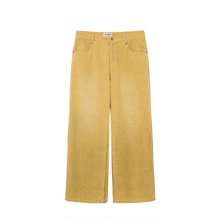 mocuishle（MCSL）「收敛水」灯芯绒长裤 BAGGY PANTS