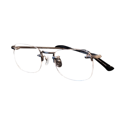 超轻钛金丝高智感无框眼镜