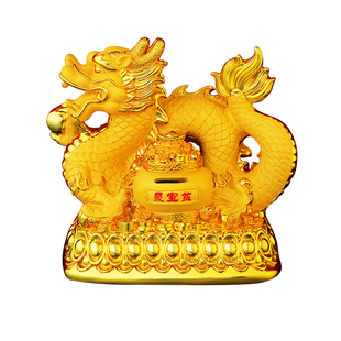 龙存钱罐生肖龙摆件创意大人储钱客厅只进不出储蓄罐网红2026新款