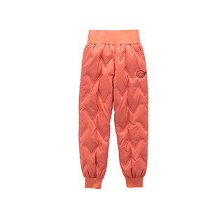 女童羽绒裤加厚保暖裤子白鸭绒儿童高腰外穿北方防寒中大童长裤