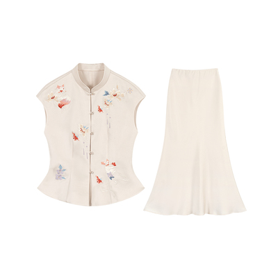 冯（CHAOMEI新中式订婚服套装