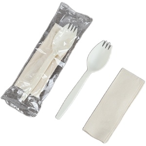 一次性筷子套装外卖餐具包筷子四件套汤勺牙签纸巾饭勺四合一包邮