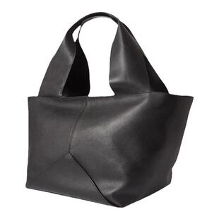 2024新款百搭简约柔软大容量小众设计麂皮绒水桶包中性风托特包通