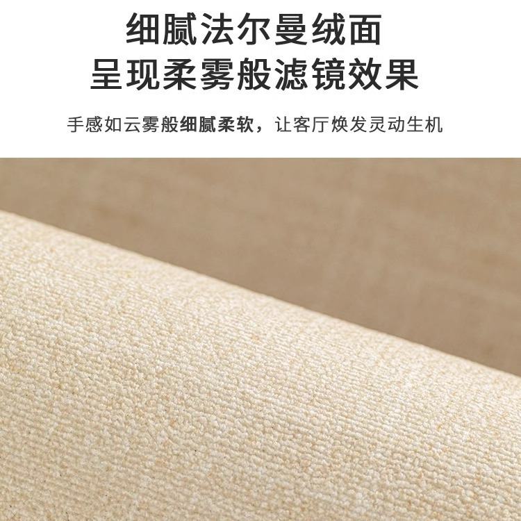 地毯客厅新中式纯色轻全卧室感沙发免洗奢大面积铺高级地垫耐脏