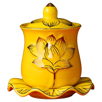 圆梦佳缘陶瓷供奉家用供水杯