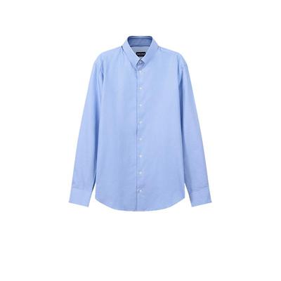 自营阿玛尼棉长袖衬衫