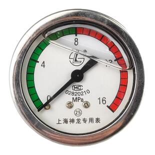 上海神龙清洗机原装压力表280型380型258型358型洗车机耐震油压表