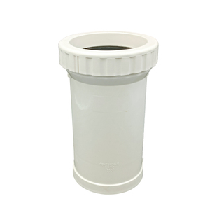 PVC加长伸缩节20 22公分螺纹型大皮圈160 110排水管接头伸缩活接