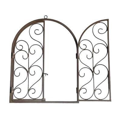 铁艺ins假窗挂件真窗户露台客餐厅壁饰隔断花园背景墙软装饰品