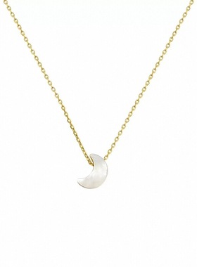 Moonquake法式高级感月亮项链