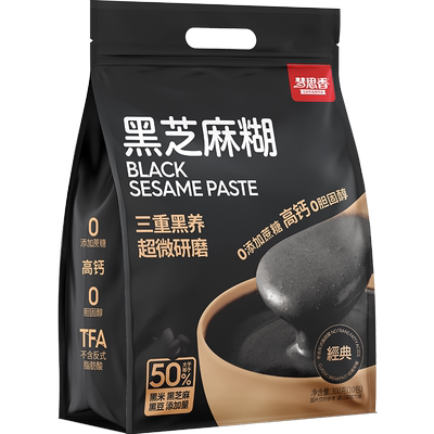 30秒早餐冲饮0蔗糖黑芝麻糊0香精