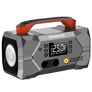 小能人汽车应急启动电源充气泵一体机鼓风抽气电瓶搭电宝打火神器