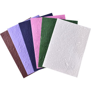 汉纸坊A4东巴纸订婚书diy手工制作誓言卡书签手账纸纹理感誓言书