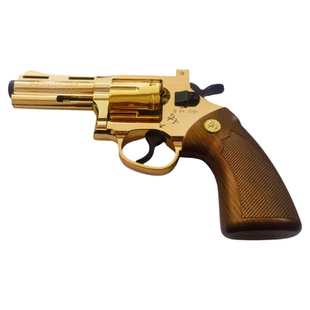 小月亮左轮357软弹玩具蟒蛇ZP5道具手动枪仿真全金属模型儿童礼物