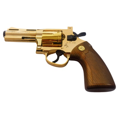 小月亮左轮357全金属软弹玩具枪