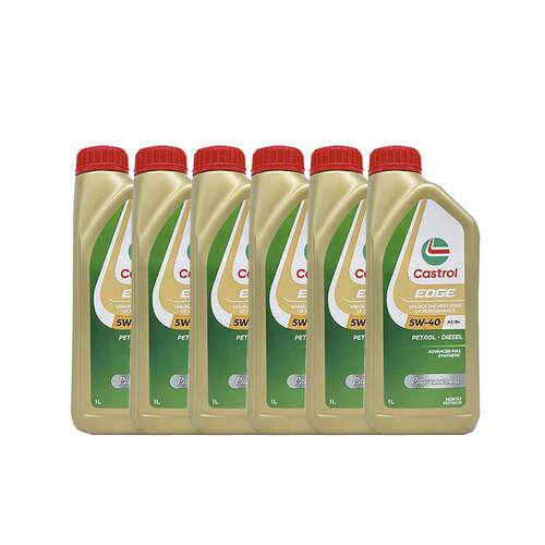 【自营】嘉实多Castrol极护全合成机油5W-40 SQ官方原装进口1L*6