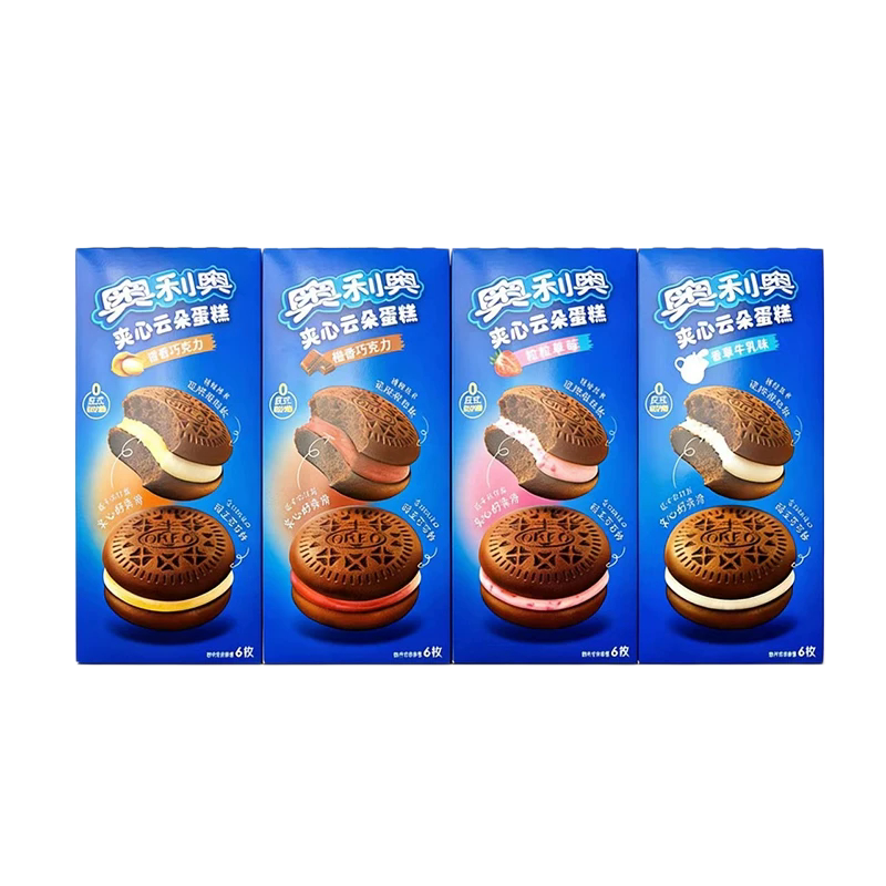 奥利奥夹心云朵蛋糕香草牛乳味