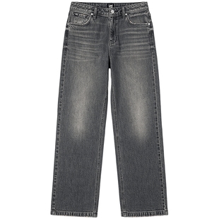 【张凌赫代言】Lee25秋冬新品429标准中腰直脚复古深蓝色女牛仔裤