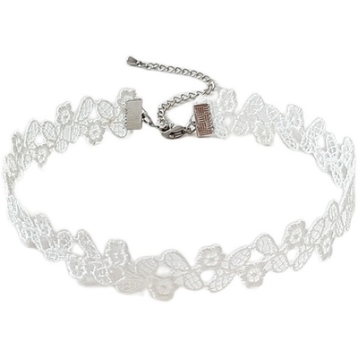 alice花朵树叶蕾丝女白色超仙