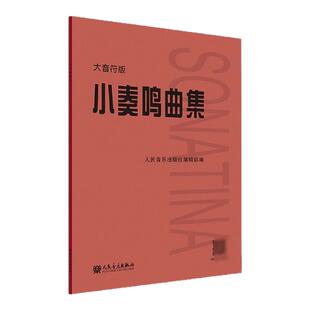 小奏鸣曲集 大音符版大字版 人民音乐官方正版书籍红皮是 初学入门库劳克列门蒂海顿莫扎特贝多芬杜舍克练习曲教材教程曲谱曲集书