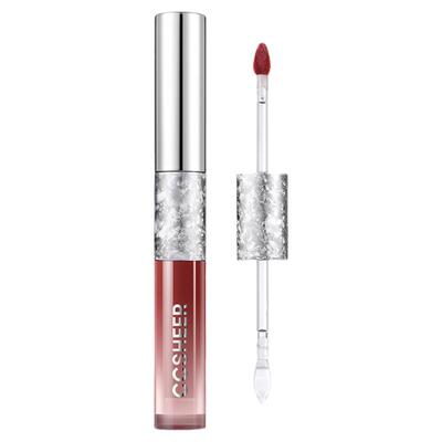 柚子小西恰好合拍双头唇釉