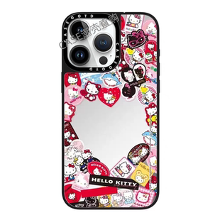 CASEOOTD50周年Kitty猫KT猫适用于苹果17promax手机壳凯蒂猫iPhone17/16/15/14/Plus/Pro防摔套13p卡通12壳11