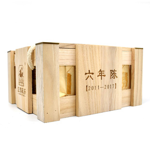 泾渭茯茶 陕西特产泾阳金花伏砖黑茶 2011年经典1368六年陈