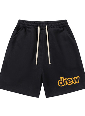 DREWESSFODGR潮牌字母运动短裤