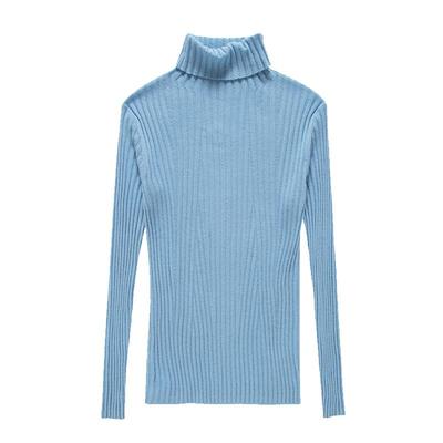 鹿王【精纺】100%纯山羊绒衫女士纯色高领修身百搭保暖秋冬新款