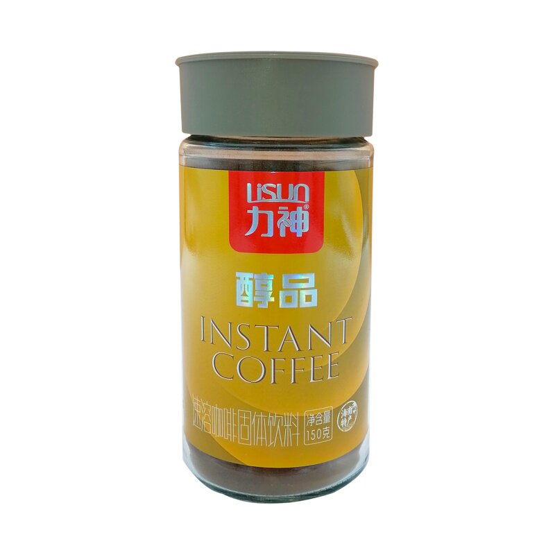 力神海南速溶咖啡粉150g玻璃瓶