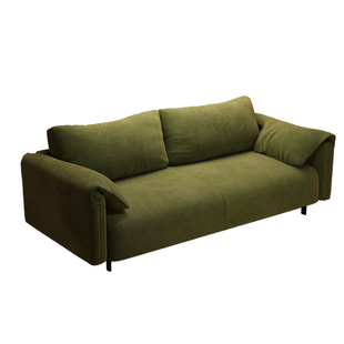 布艺沙发小户型客厅出租房屋卧室公寓双人三人位懒人直排布艺沙发