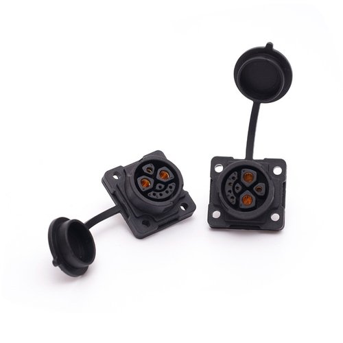 M25共享电动车储能换电2+1+5盖防水M23带座母防尘50A锂电池