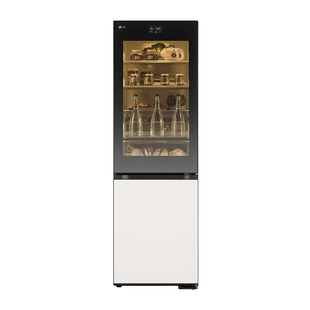 【自营】LG冰箱 349升 M344GBB38B 全景敲一敲透视窗自由组合嵌入