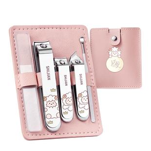 适见指甲剪指甲刀套装2025新款指甲钳女生可爱挖耳勺剪刀工具家用