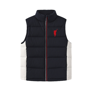 polowalk童装 男童羽绒马甲2025秋冬季儿童外套保暖上衣坎肩鸭绒