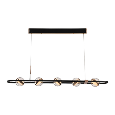 现代轻奢长条餐吊灯全光谱护眼