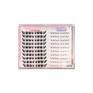 【上下睫毛组合套装】免胶自粘暗夜精灵＋仲夏夜狐系自然上镜款女