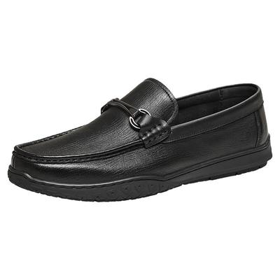 TATA他她男鞋2026春商场同款纯色舒适百搭休闲皮鞋新款294A2AM6