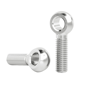 304不锈钢活节螺丝吊环鱼眼螺杆活接活结带孔螺栓M5M6M8M10M12-24