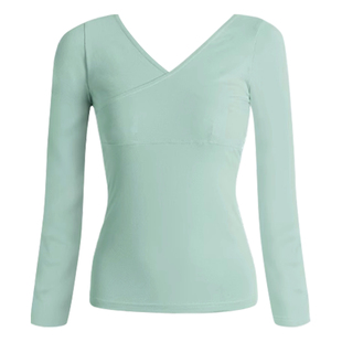 吉舞舞蹈服上衣长袖成人女中国现代舞民间舞古典舞练功服形体服冬