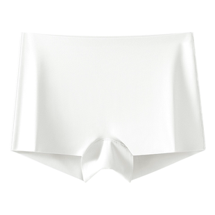 草本初色无痕内裤女平角安全裤二合一防走光冰丝打底隐形四角短裤